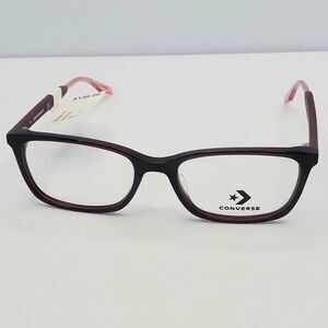 New Converse Women’s Eyeglasses CV5005 610 Burgundy/Pink 51-17-140